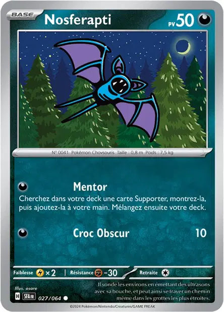 Nosferapti - SFA - 027/064 - Non Reverse - Fable Nébuleuse - NM - FR