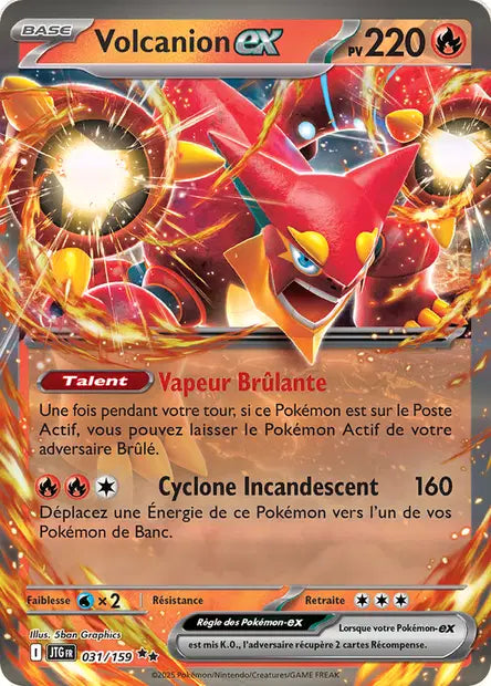 Volcanion ex - JTG - 031/159 - Aventures Ensemble - NM - FR