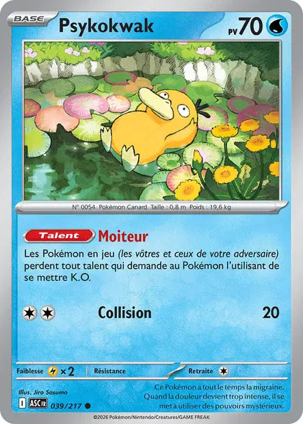 Psykokwak - ASC - 039/217 - Non Reverse - Héros Transcendants - NM - FR