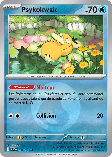 Psykokwak - ASC - 039/217 - Reverse Énergie - Héros Transcendants - NM - FR