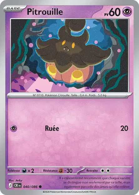 Pitrouille - CRI - 040/086 - Non Reverse - Chaos Ascendant - NM - FR