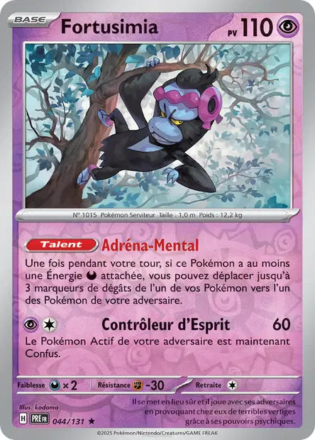 Fortusimia - PRE - 044/131 - Reverse - Évolutions Prismatiques - NM - FR