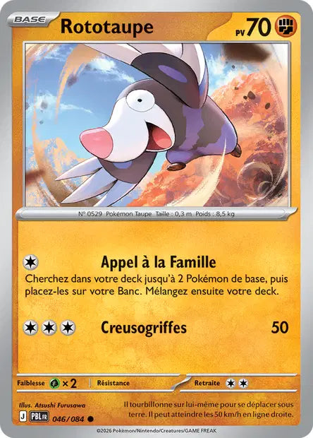 Rototaupe - PBL - 046/084 - Non Reverse - Nuit Noire - NM - FR