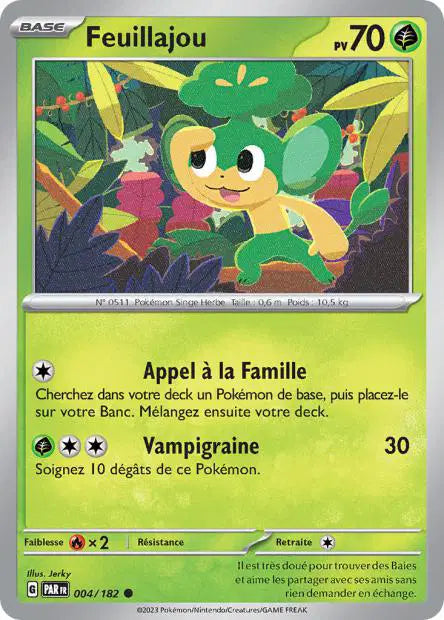 Feuillajou - 004/182 - Non Reverse - Faille Paradoxe - NM - FR