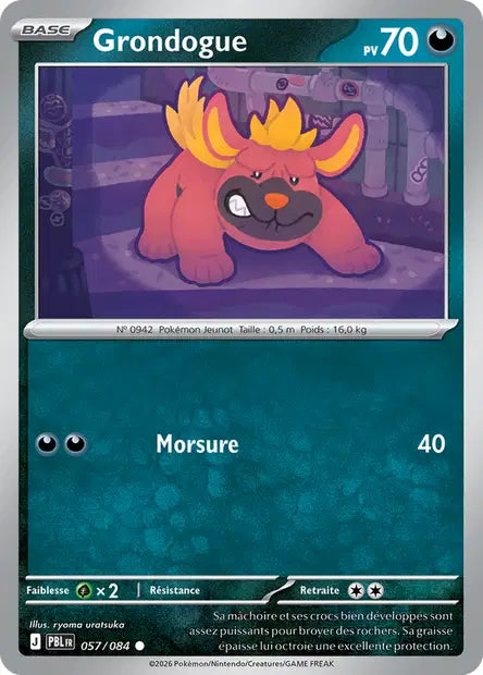 Grondogue - PBL - 057/084 - Non Reverse - Nuit Noire - NM - FR