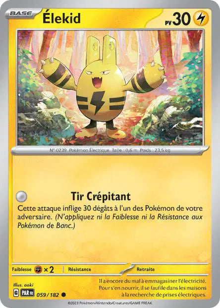 Élekid - PAR - 059/182 - Non Reverse - Faille Paradoxe - NM - FR