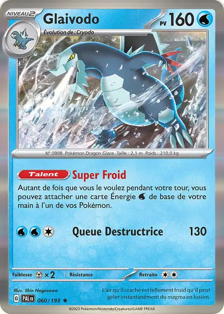 Glaivodo - PAL - 060/193 - Holo - Évolutions à Paldea - NM - FR