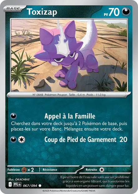 Toxizap - PFL - 067/094 - Non Reverse - Flammes Fantasmagoriques - NM - FR