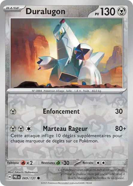Duralugon - PRE - 069/131 - Reverse - Évolutions Prismatiques - NM - FR