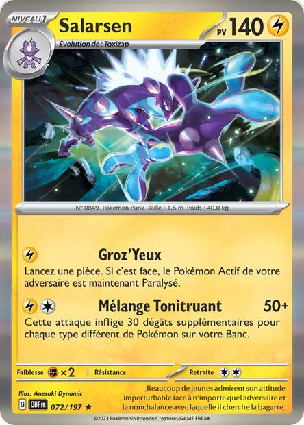 Salarsen - OBF - 072/197 - Holo - Flammes Obsidiennes - NM - FR