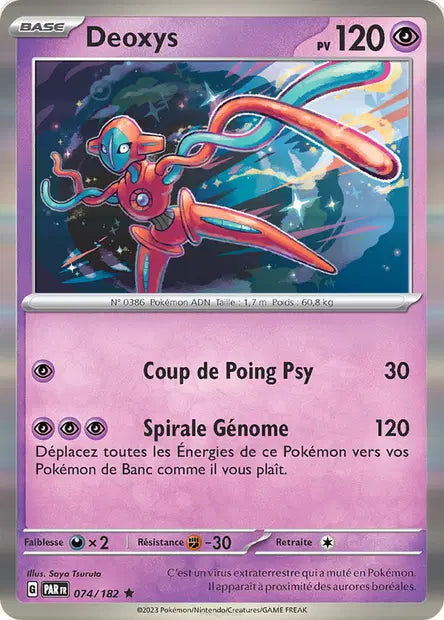 Deoxys - PAR - 074/182 - Holo - Faille Paradoxe - NM - FR