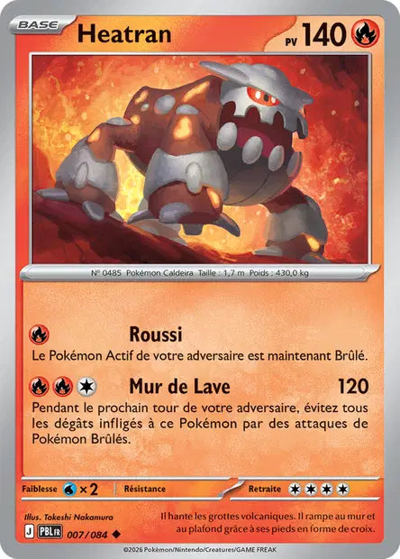 Heatran - PBL - 007/084 - Non Reverse - Nuit Noire - NM - FR