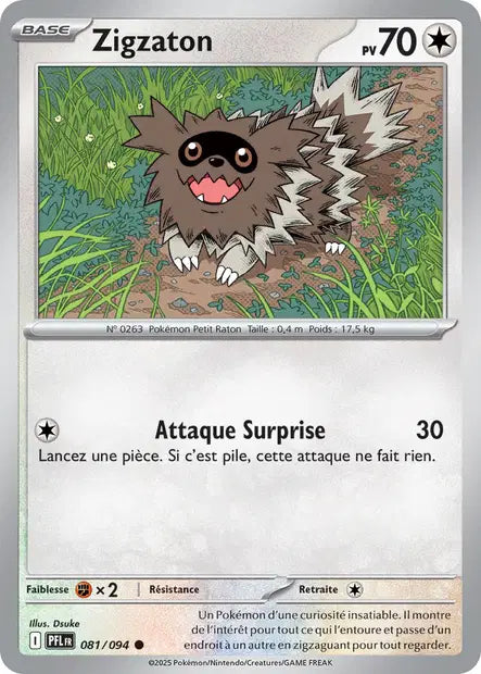 Zigzaton - PFL - 081/094 - Non Reverse - Flammes Fantasmagoriques - NM - FR