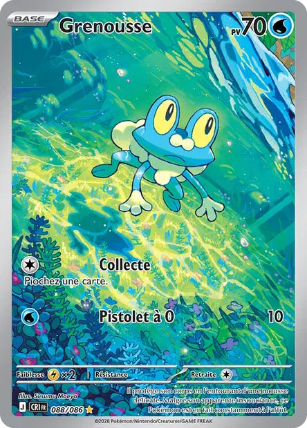 Grenousse - CRI - 088/086 - Illustration Rare - Chaos Ascendant - NM - FR