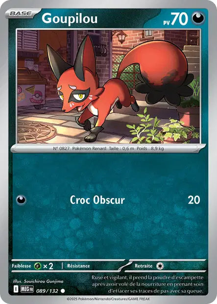Goupilou - MEG - 089/132 - Non Reverse - Mega Evolution - NM - FR