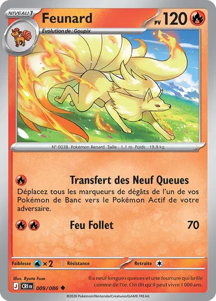 Feunard - CRI - 009/086 - Non Reverse - Chaos Ascendant - NM - FR