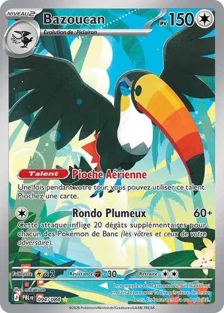 Bazoucan - PBL - 094/084 - Illustration Rare - Nuit Noire - NM - FR