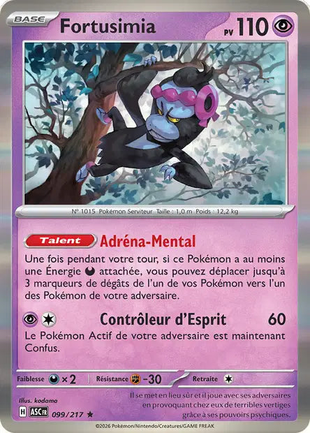 Fortusimia - ASC - 099/217 - Holo - Héros Transcendants - NM - FR