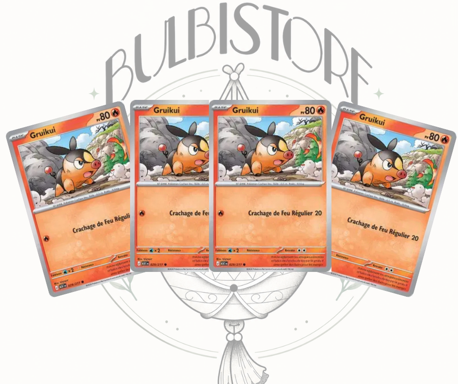 Playset x4 Gruikui - ASC - Non Reverse - Héros Transcendants - NM - FR