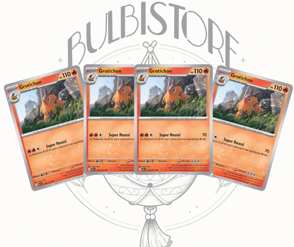 Playset x4 Grotichon - ASC - Non Reverse - Héros Transcendants - NM - FR