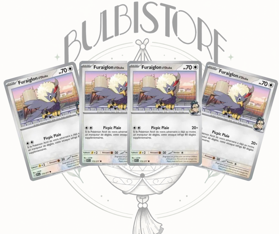 Playset x4 Furaiglon d’Okuba - ASC - Non Reverse - Héros Transcendants - NM - FR