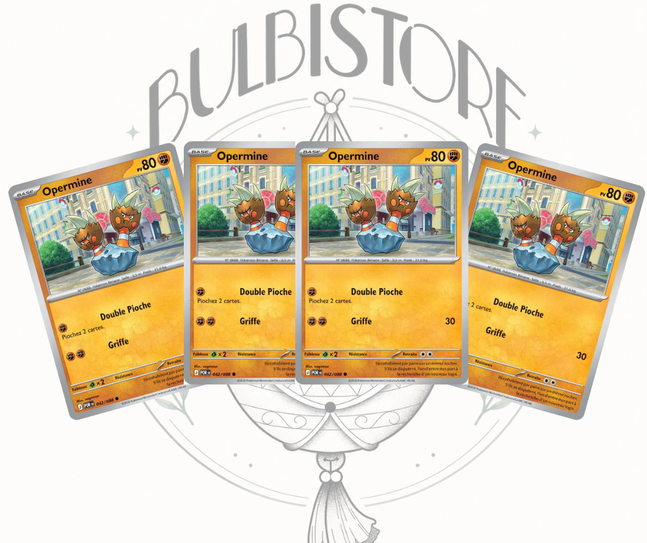 Playset x4 Opermine - POR - Non Reverse - Équilibre Parfait - NM - FR
