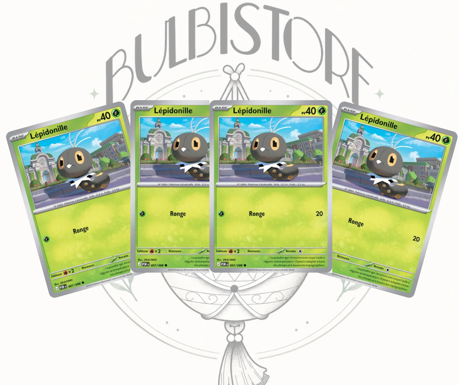 Playset x4 Lépidonille - POR - Non Reverse - Équilibre Parfait - NM - FR