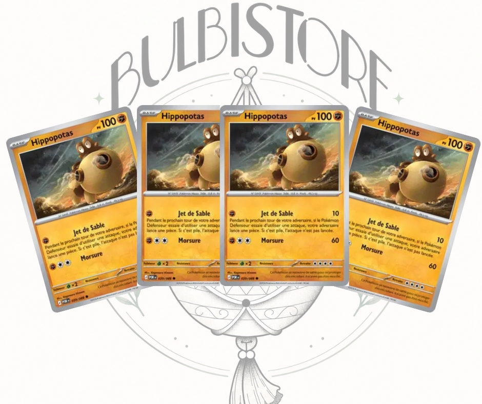 Playset x4 Hippopotas - POR - Non Reverse - Équilibre Parfait - NM - FR