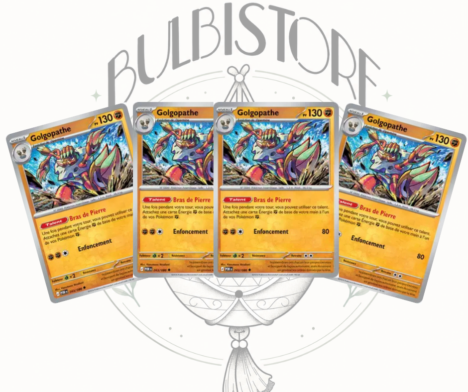 Playset x4 Golgopathe - POR - Non Reverse - Équilibre Parfait - NM - FR