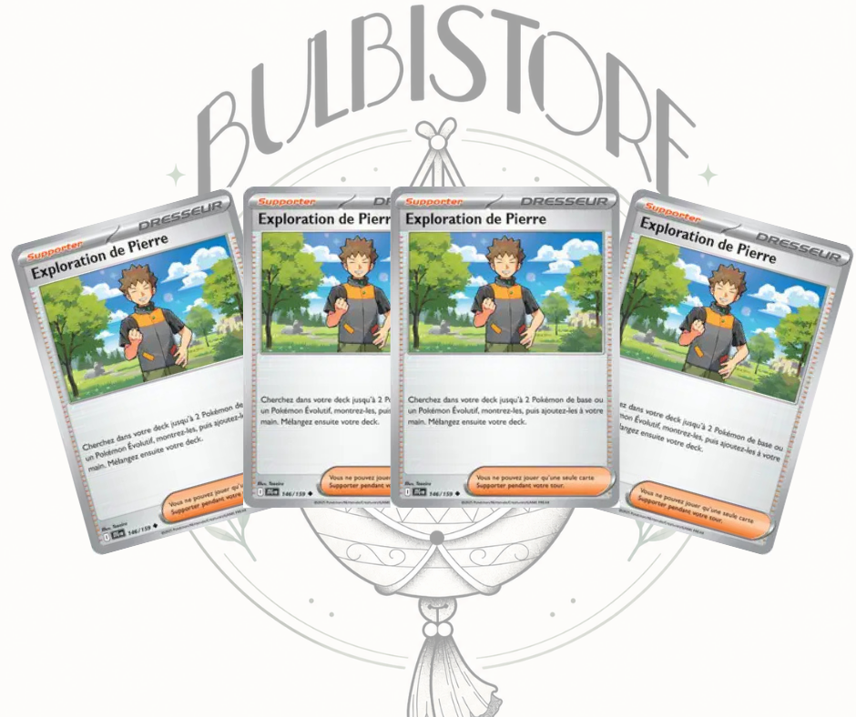Playset x4 Exploration de Pierre - JTG - Non Reverse - Aventures Ensemble - NM - FR