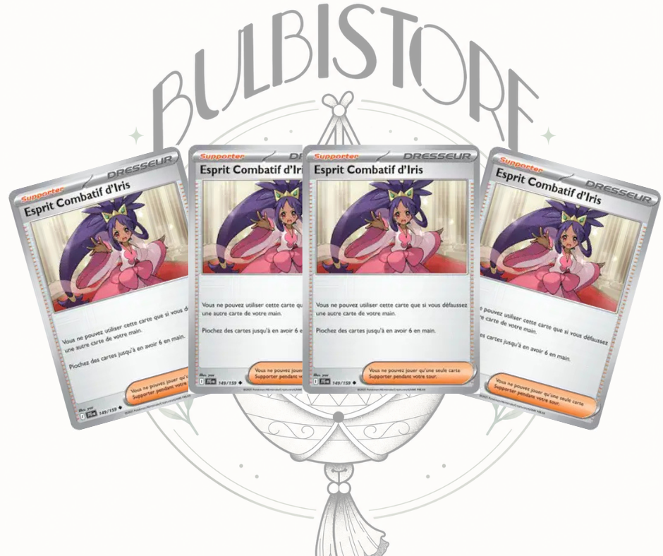 Playset x4 Esprit Combatif d’Iris - JTG - Non Reverse - Aventures Ensemble - NM - FR