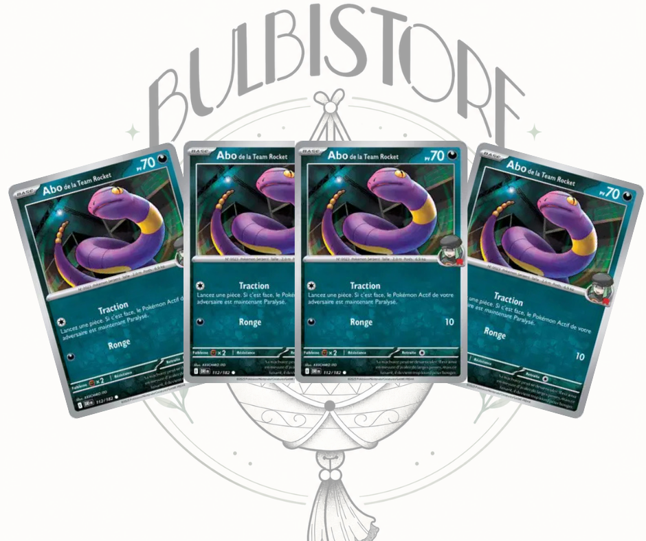Playset x4 Abo de la Team Rocket - DRI - Non Reverse - Rivalités Destinées - NM - FR
