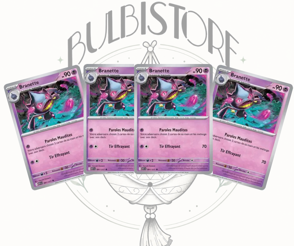 Playset x4 Branette - ASC - Non Reverse - Héros Transcendants - NM - FR