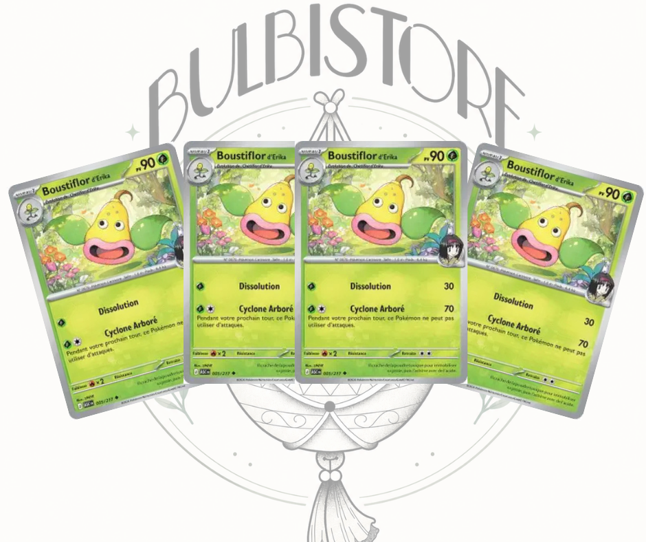 Playset x4 Boustiflor D’Erika - ASC - Non Reverse - Héros Transcendants - NM - FR