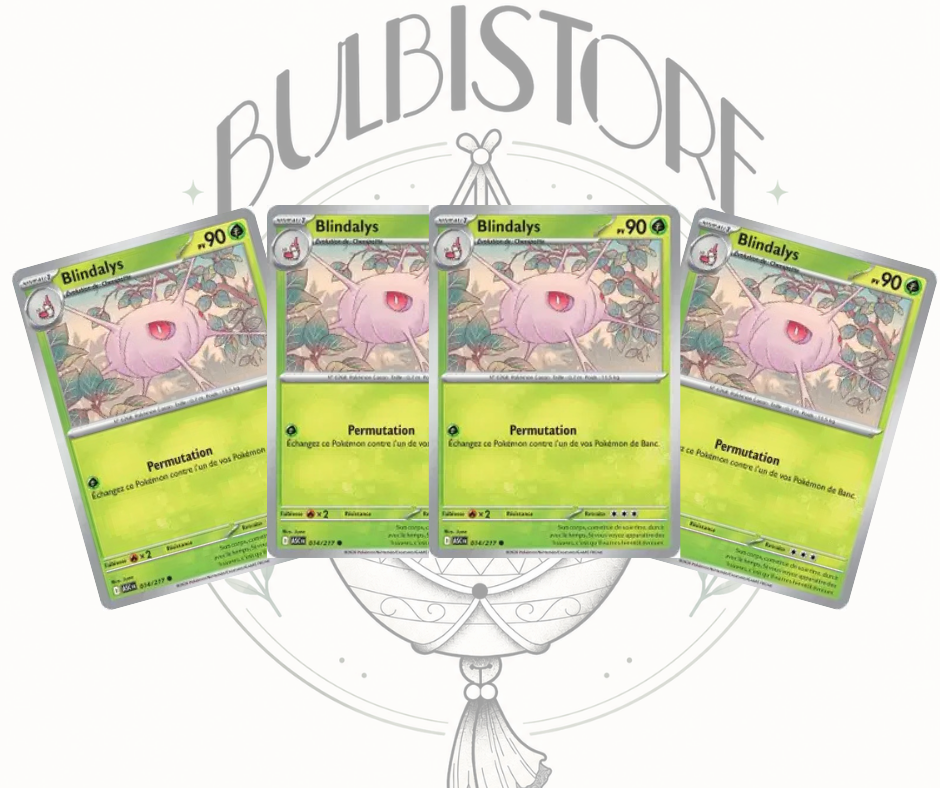 Playset x4 Blindalys - ASC - Non Reverse - Héros Transcendants - NM - FR