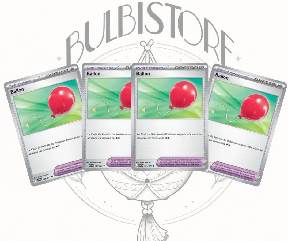 Playset x4 Ballon - ASC - Non Reverse - Héros Transcendants - NM - FR