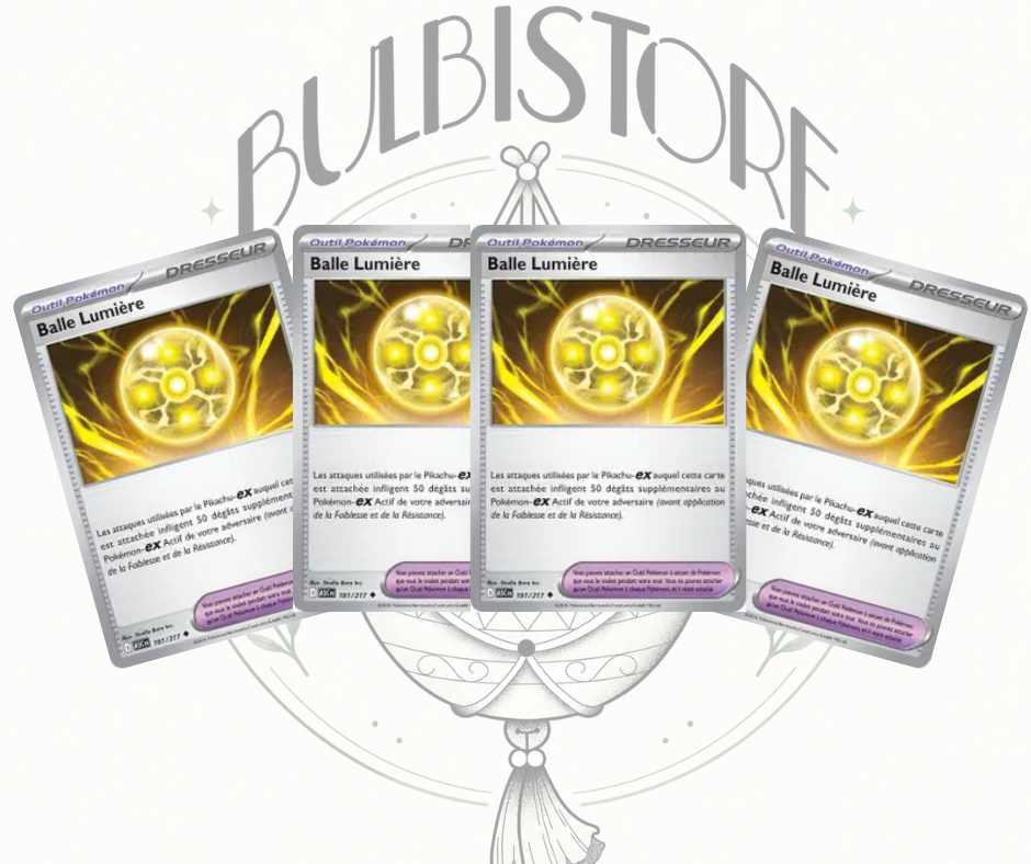 Playset x4 Balle Lumière - ASC - Non Reverse - Héros Transcendants - NM - FR