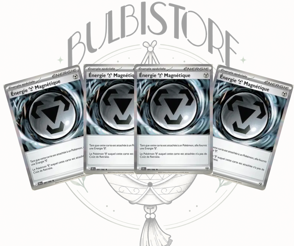 Playset x4 Énergie Magnétique - CRI - Holo - Chaos Ascendant - NM - FR