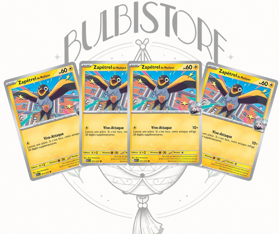 Playset x4 Zapétrel de Mashynn - Non Reverse - Héros Transcendants - NM - FR