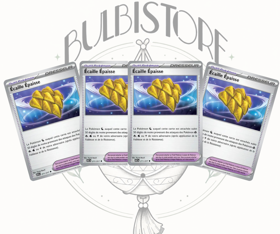 Playset x4 Écaille Épaisse - ASC - Non Reverse - Héros Transcendants - NM - FR
