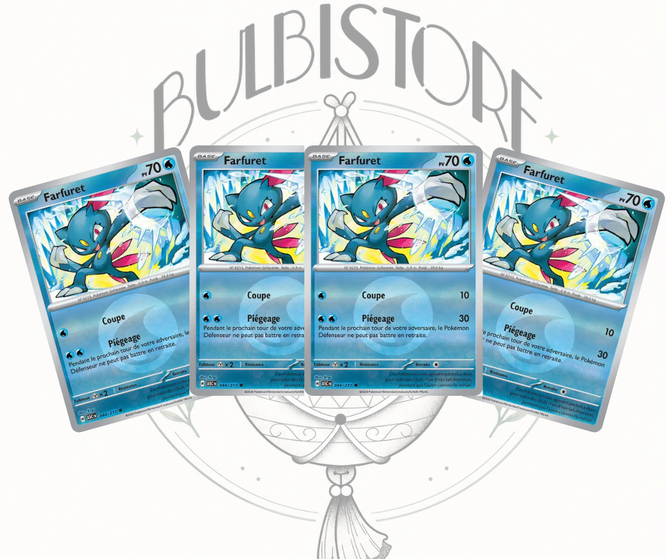Playset x4 Farfuret - ASC - Reverse  Énergie - Héros Transcendants - NM - FR
