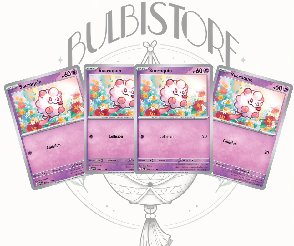 Playset x4 Sucroquin - ASC - Non Reverse - Héros Transcendants - NM - FR