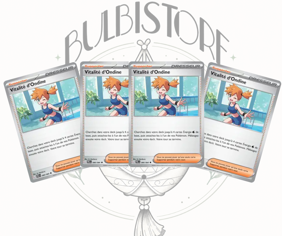 Playset x4 Vitalité d'Ondine - PBL - Non Reverse - Nuit Noire - NM - FR