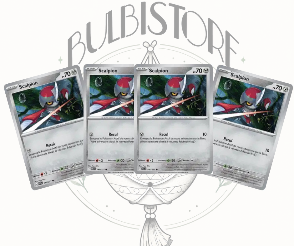Playset x4 Scalpion - ASC - Non Reverse - Héros Transcendants - NM - FR