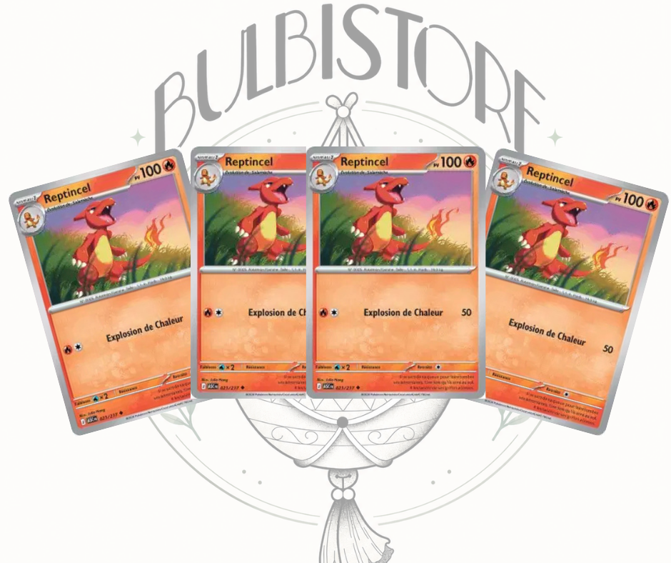 Playset x4 Reptincel - ASC - Non Reverse - Héros Transcendants - NM - FR
