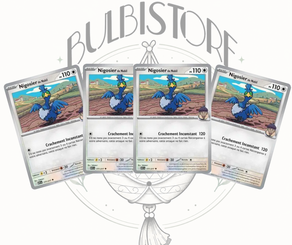 Playset x4 Nigosier de Nabil - ASC - Non Reverse - Héros Transcendants - NM - FR
