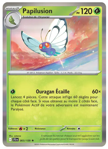Papilusion - JTG - 003/159 - Holo - Aventures Ensemble - NM - FR