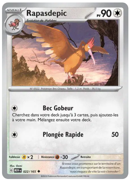 Rapasdepic - MEW - 022/165 - Non Reverse - 151 - NM - FR