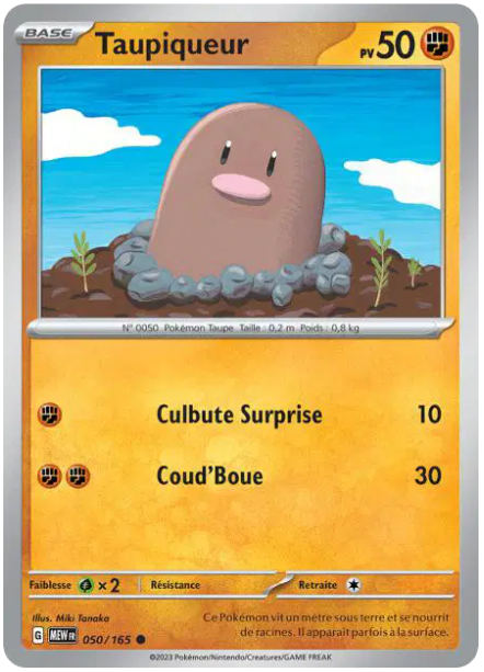 Taupiqueur - MEW - 050/165 - Non Reverse - 151 - NM - FR