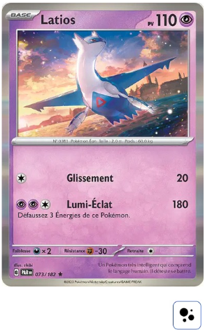 Latios - PAR - 073/182 - Cosmo Holo - Faille Paradoxe - NM - FR